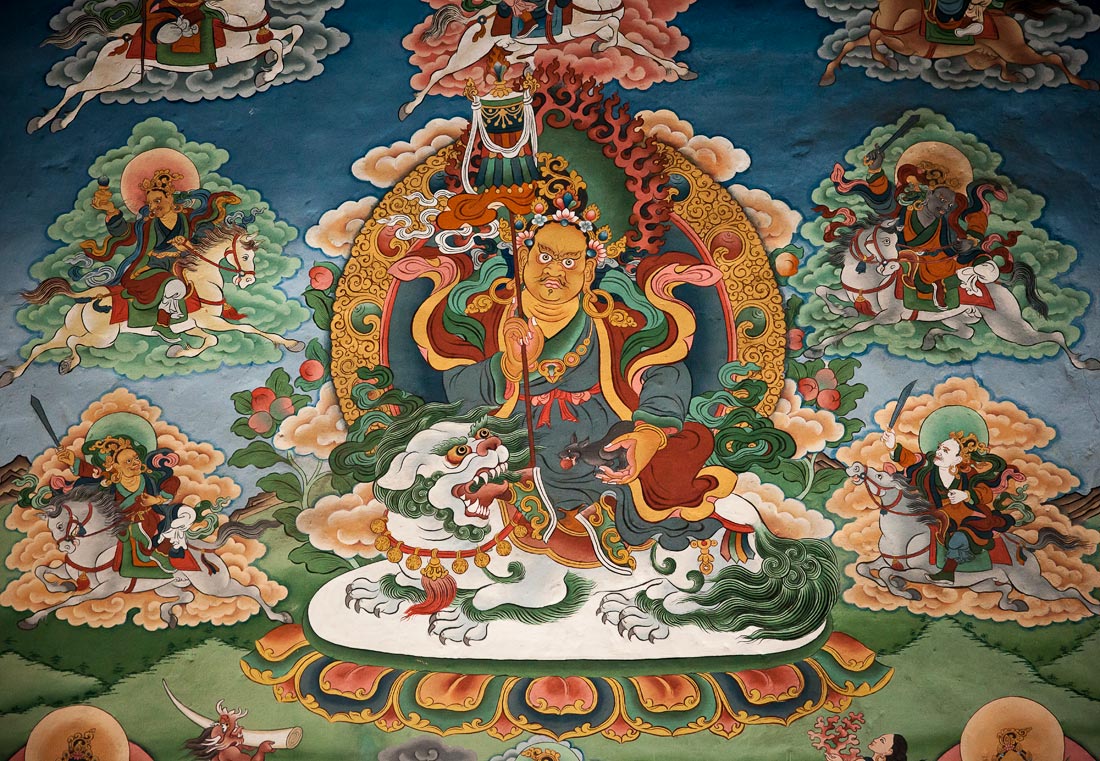Painting by Tenzin Norbu